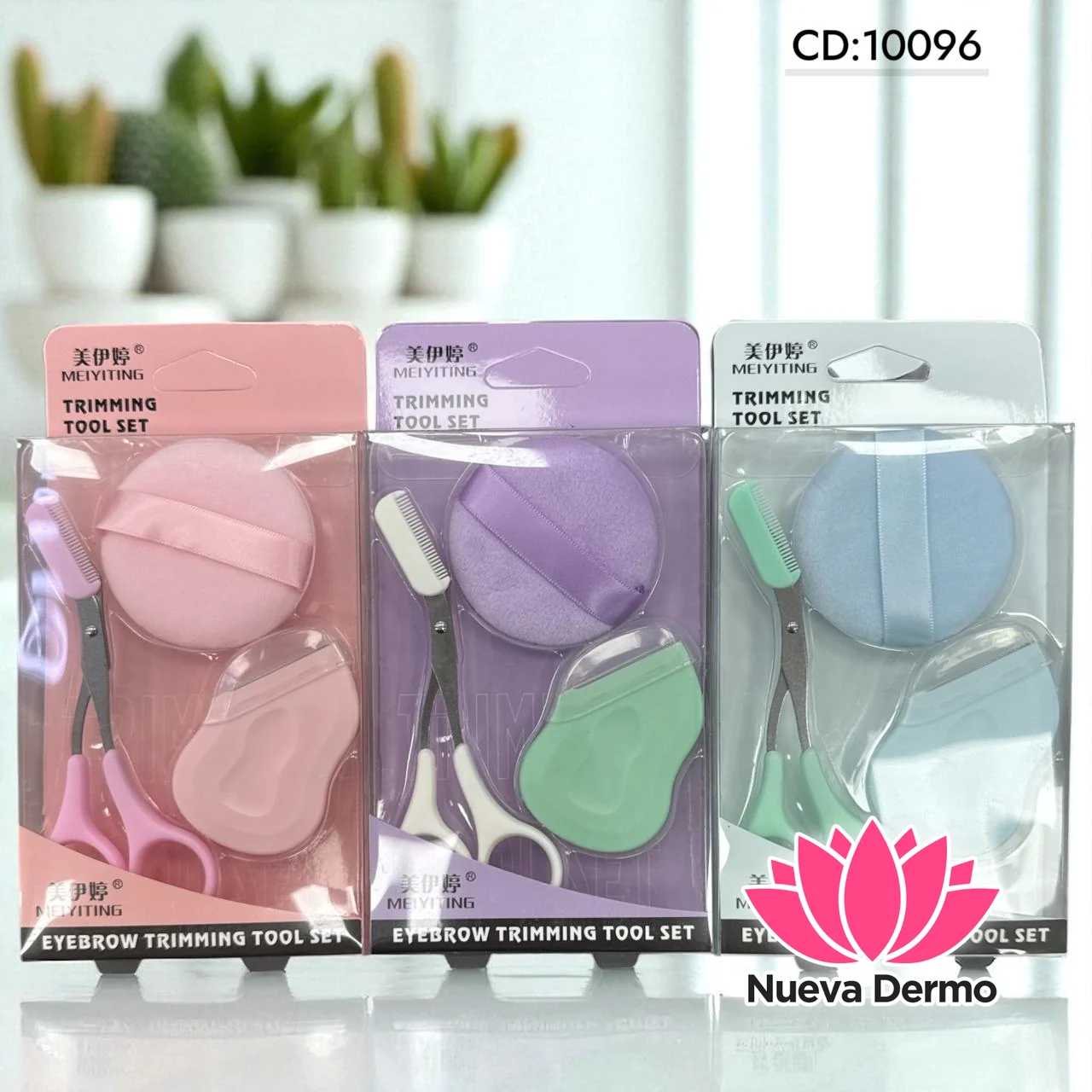 SET HERRAMIENTA DE CEJA+ESPONJA 10096 3 UNIDAD