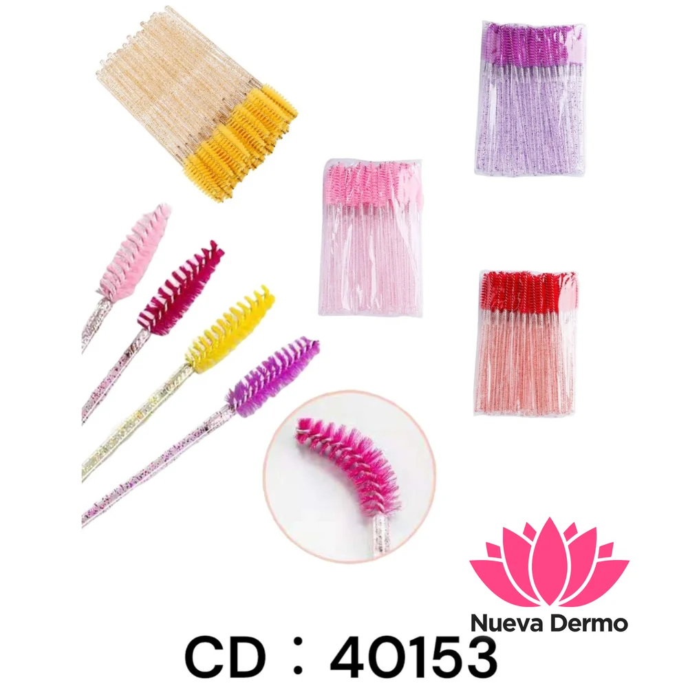 PAQUETE DE CEPILLO PARA PESTAÑAS Y CEJAS 40153 X3 PAQUETES