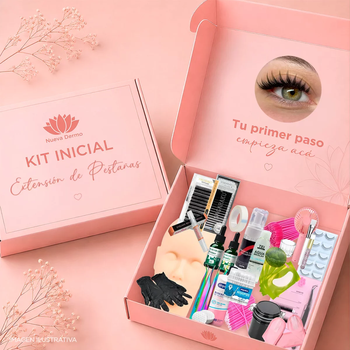 Kit Básico de Extensión de Pestañas